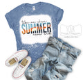 Take Me to Where Summer Never Ends Bleached Tee