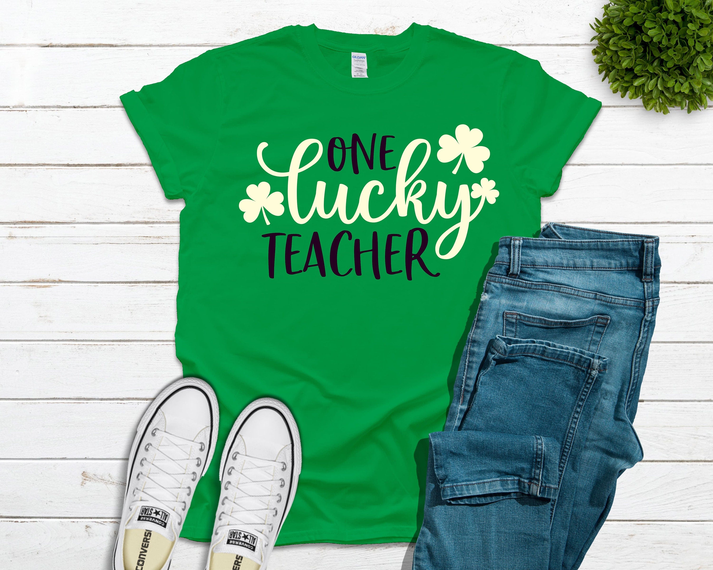 One Lucky Teacher Tee