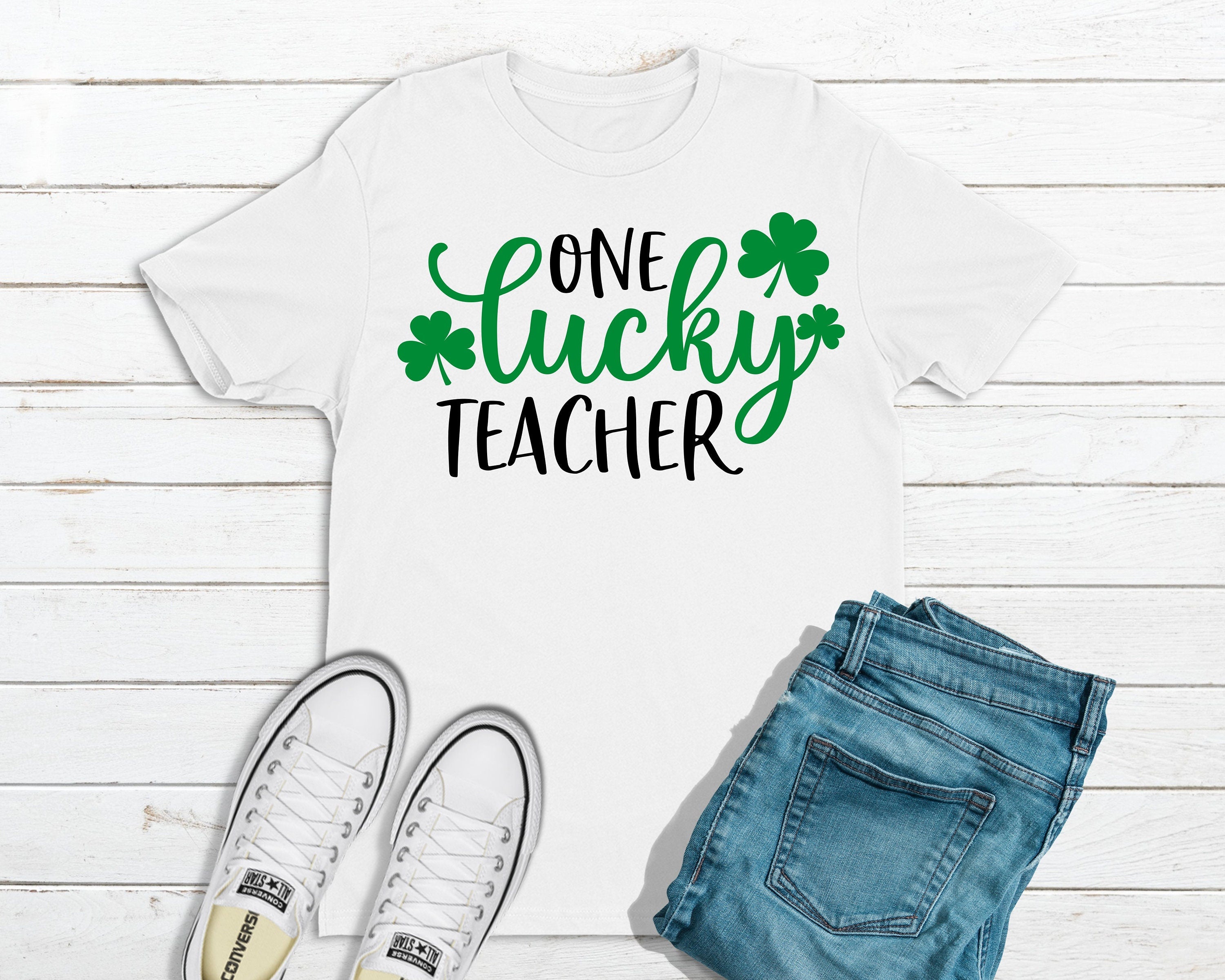 One Lucky Teacher Tee