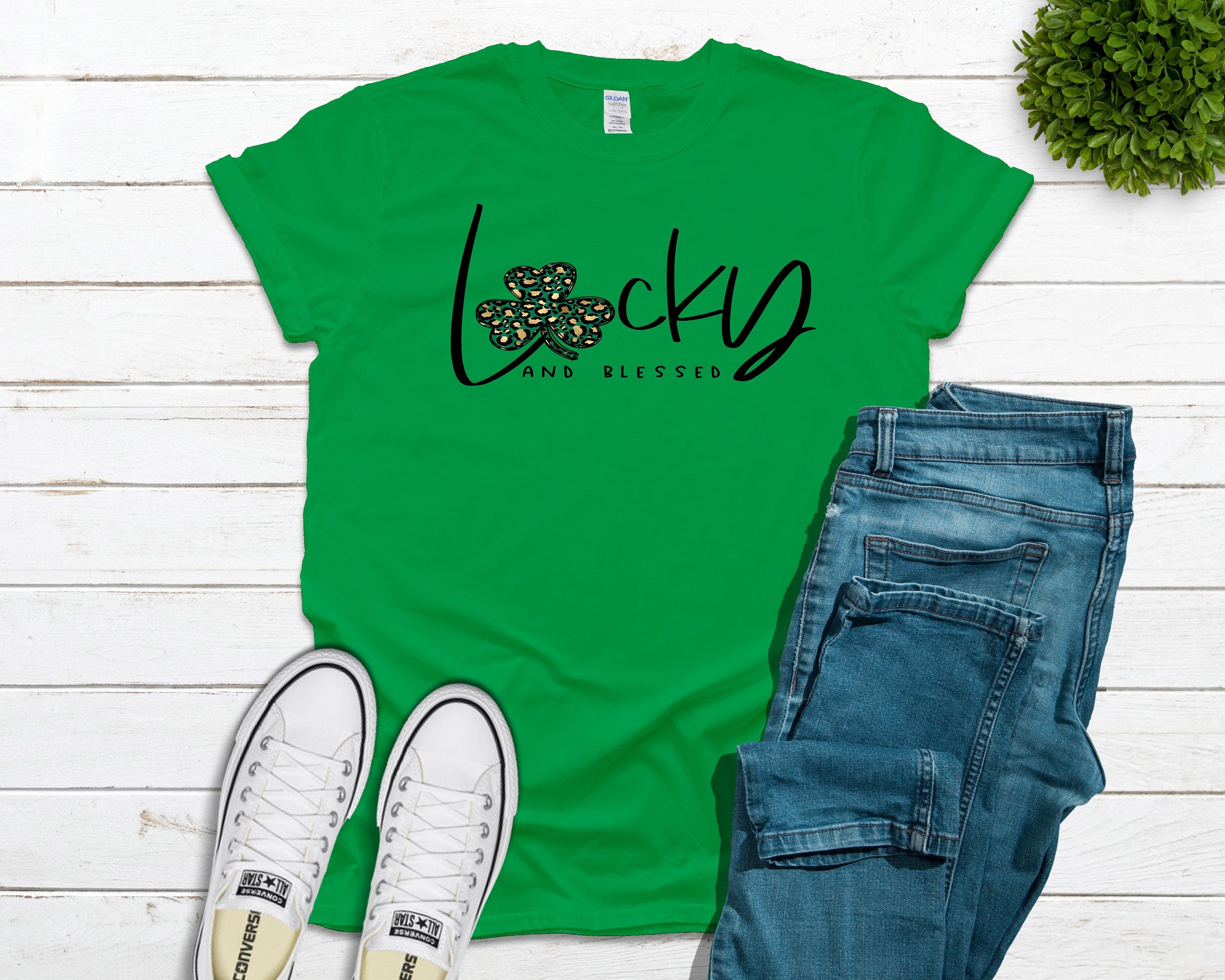 Lucky and Blessed Tee
