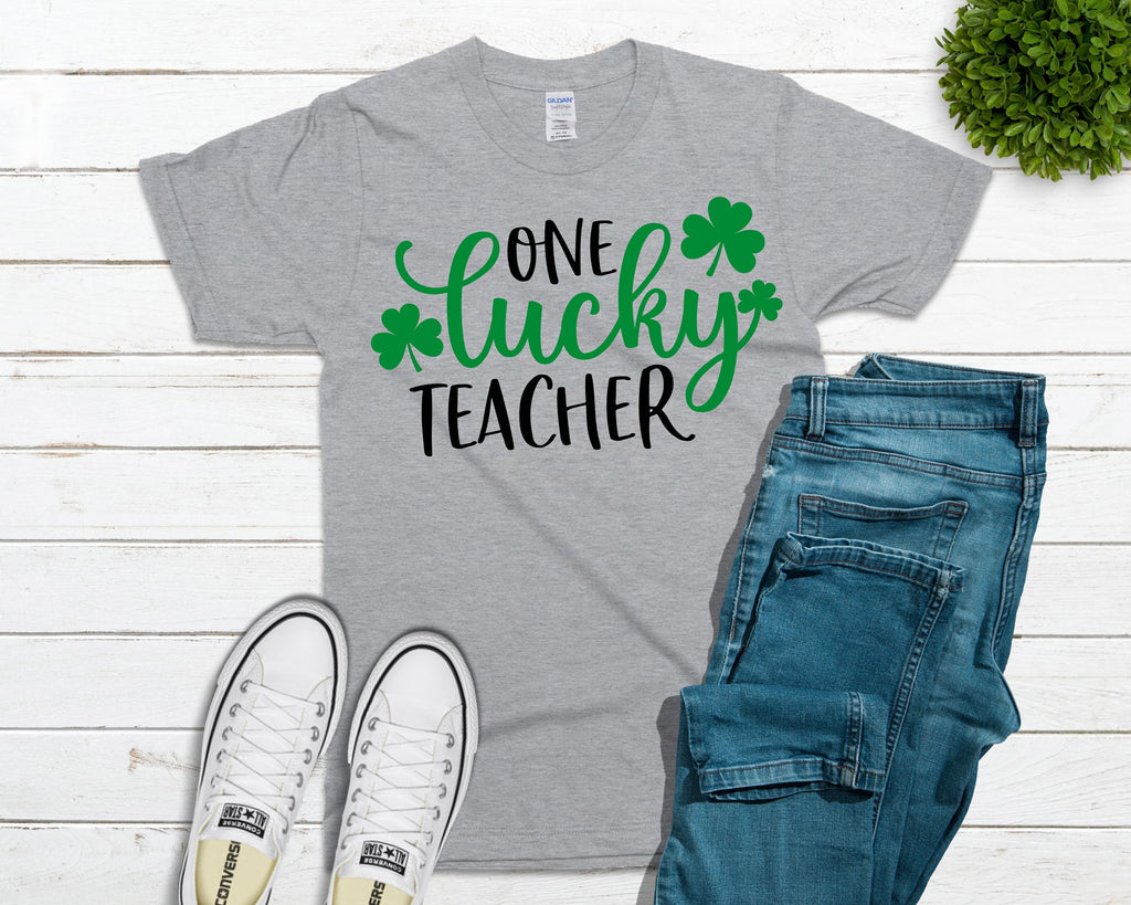 One Lucky Teacher Tee
