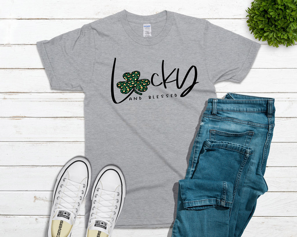 Lucky and Blessed Tee