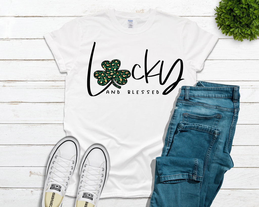 Lucky and Blessed Tee