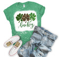 Lucky Shamrock Trio (Bleached or Solid) Tee