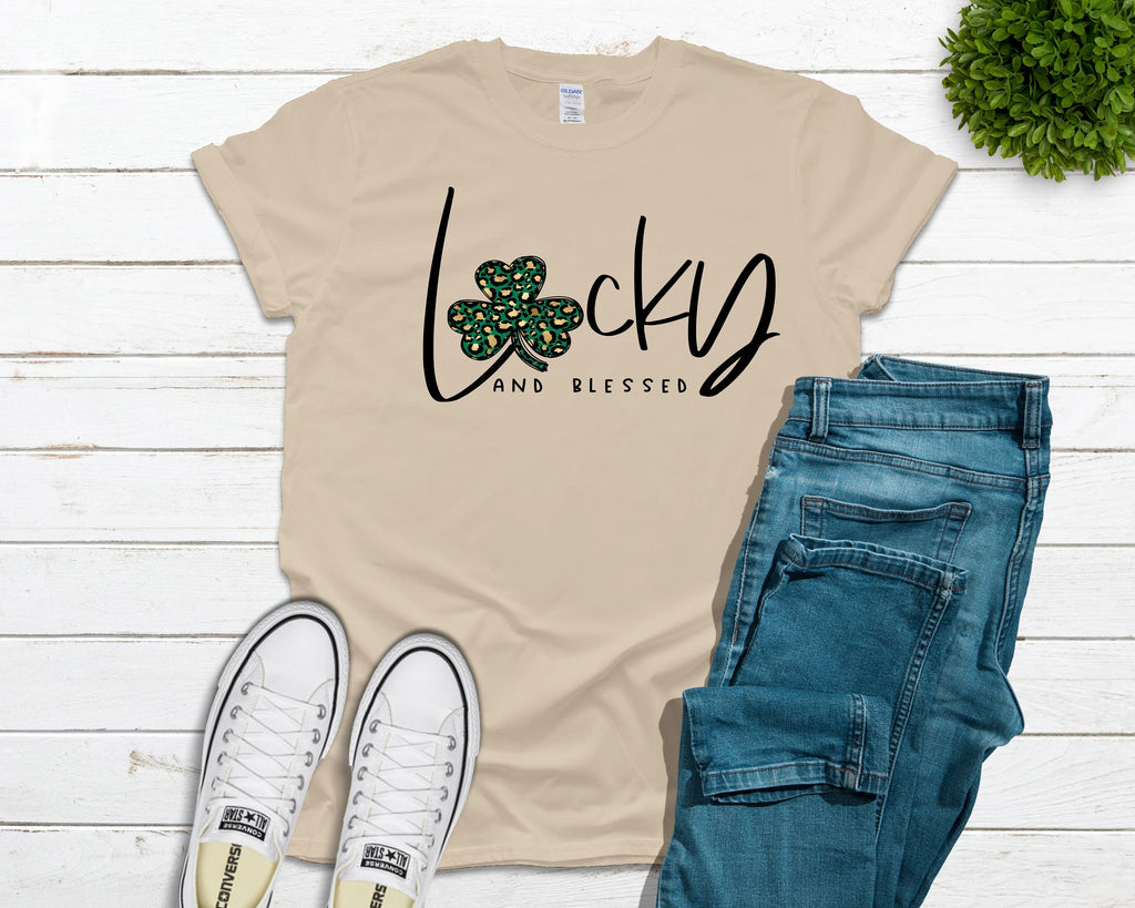 Lucky and Blessed Tee