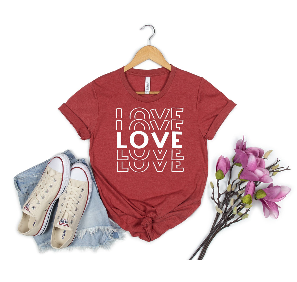 Love Stacked Tee