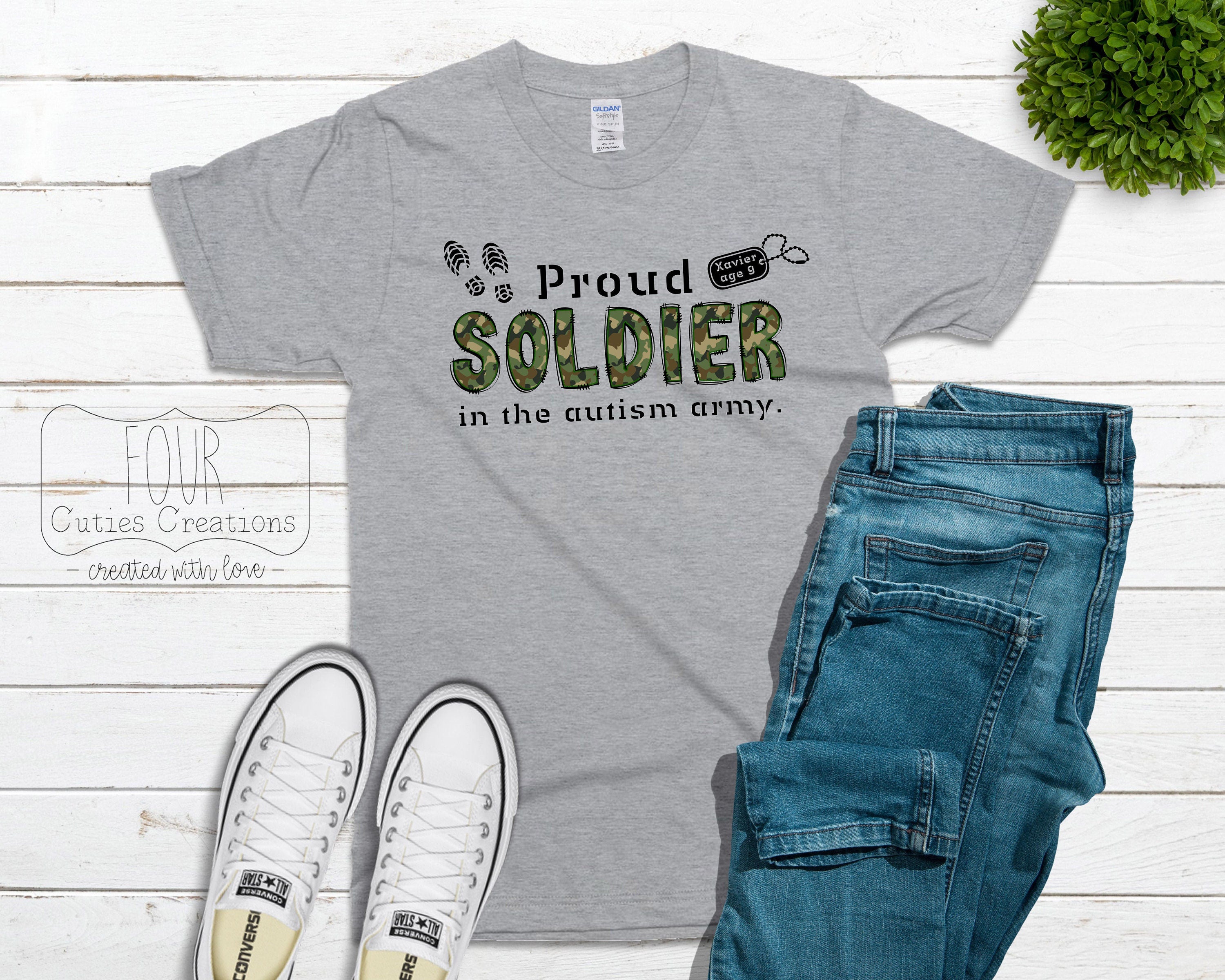 Autism Soldier Tee