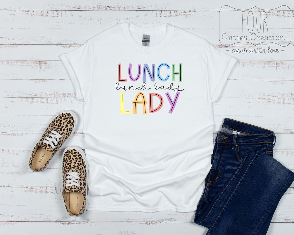 School Staff Tees, Counselor, Librarian, Lunch Lady, School Nurse, Principal, Paraprofessional, Speech, Teacher, Special Edu, Educator