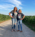 Mama and Mini Retro Vintage Bleach Dyed Tee