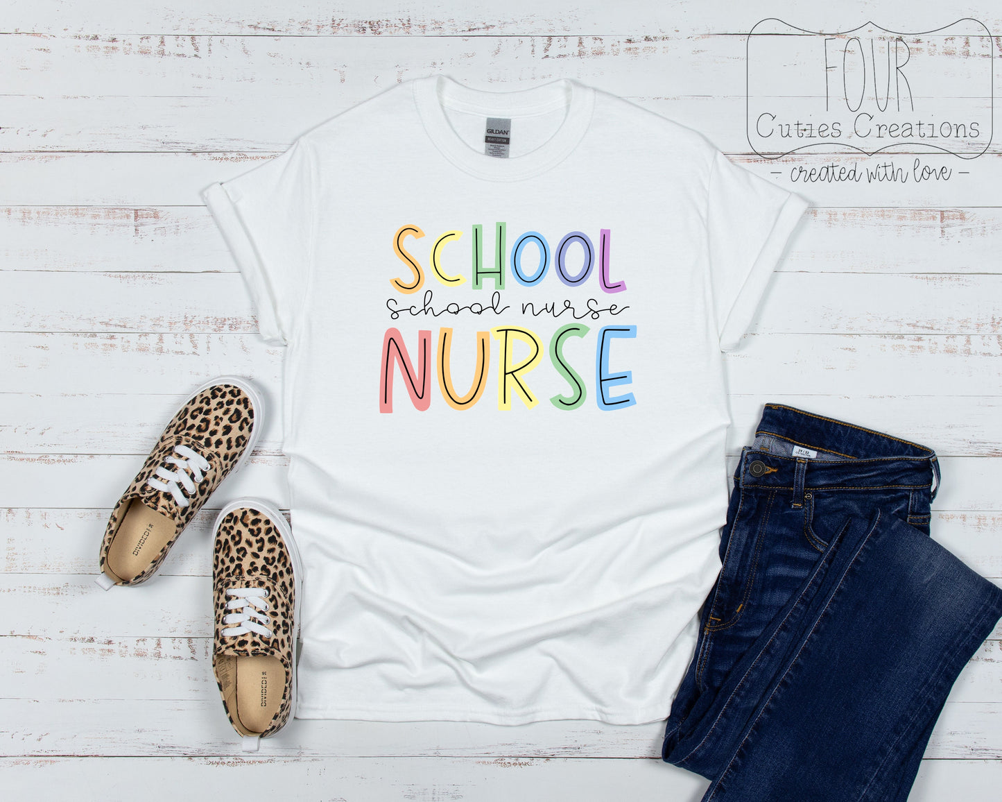 School Staff Tees, Counselor, Librarian, Lunch Lady, School Nurse, Principal, Paraprofessional, Speech, Teacher, Special Edu, Educator