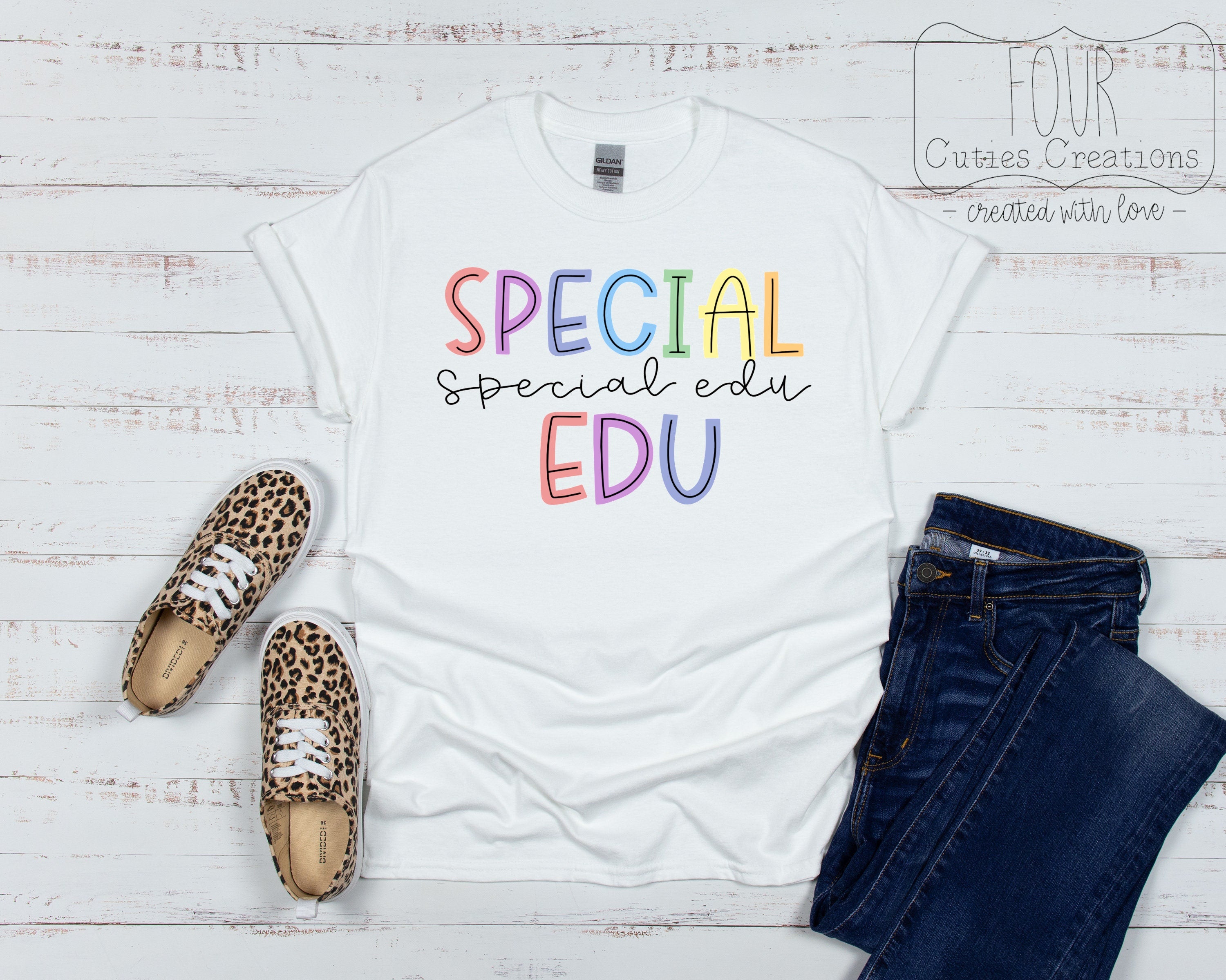 School Staff Tees, Counselor, Librarian, Lunch Lady, School Nurse, Principal, Paraprofessional, Speech, Teacher, Special Edu, Educator