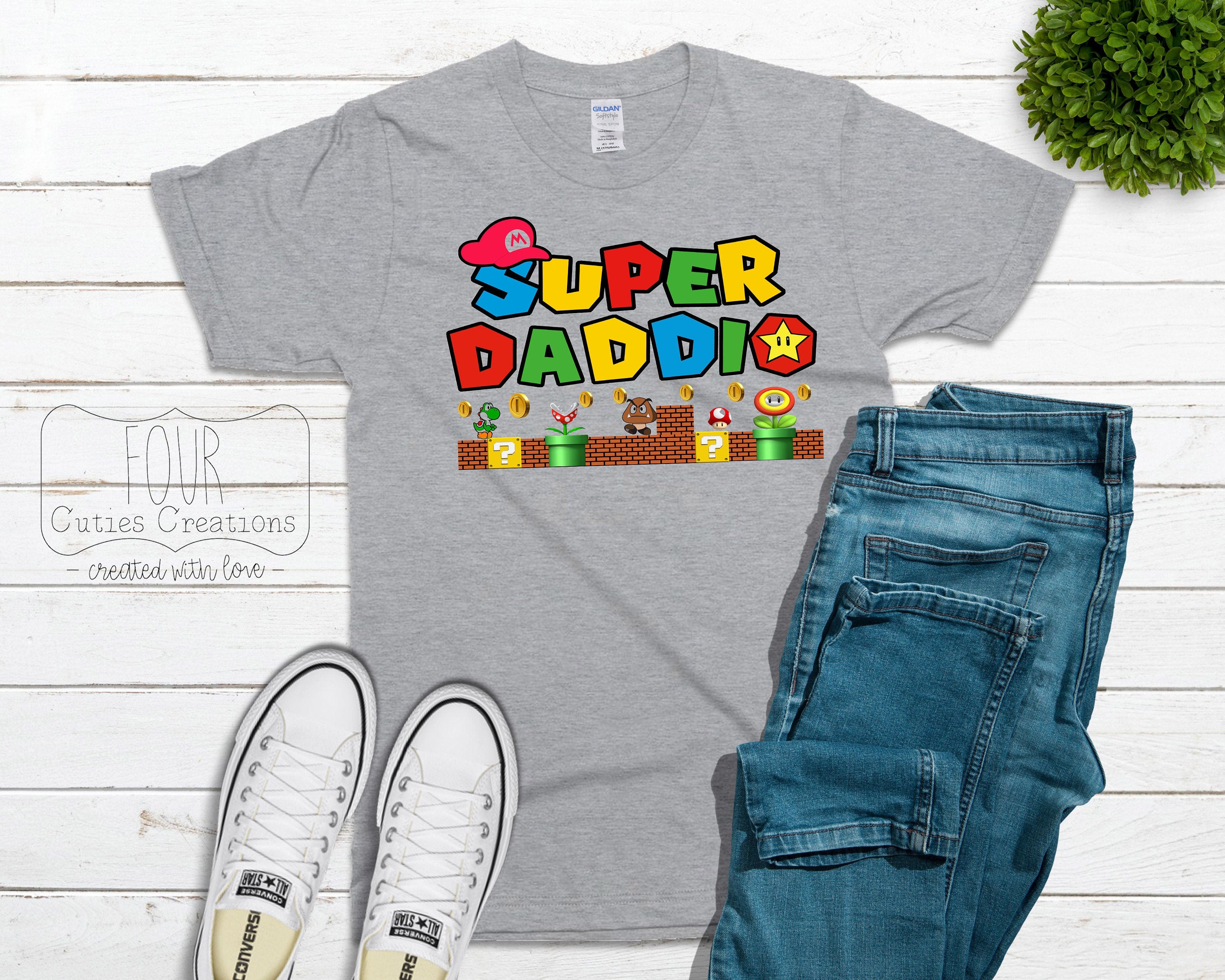 Super Dad Video Game Tee