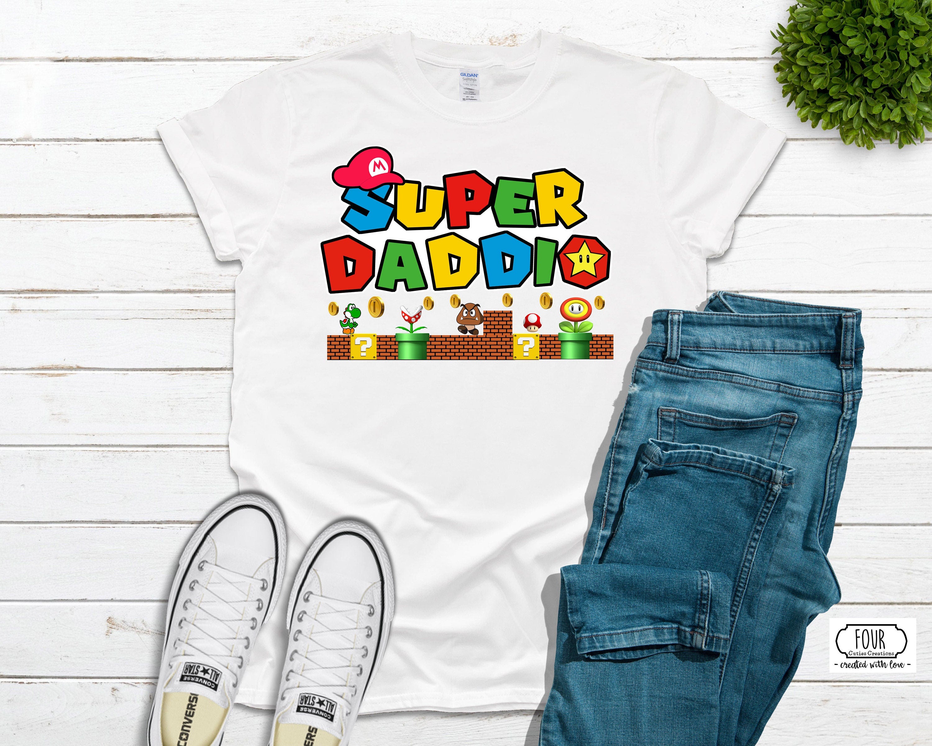 Super Dad Video Game Tee