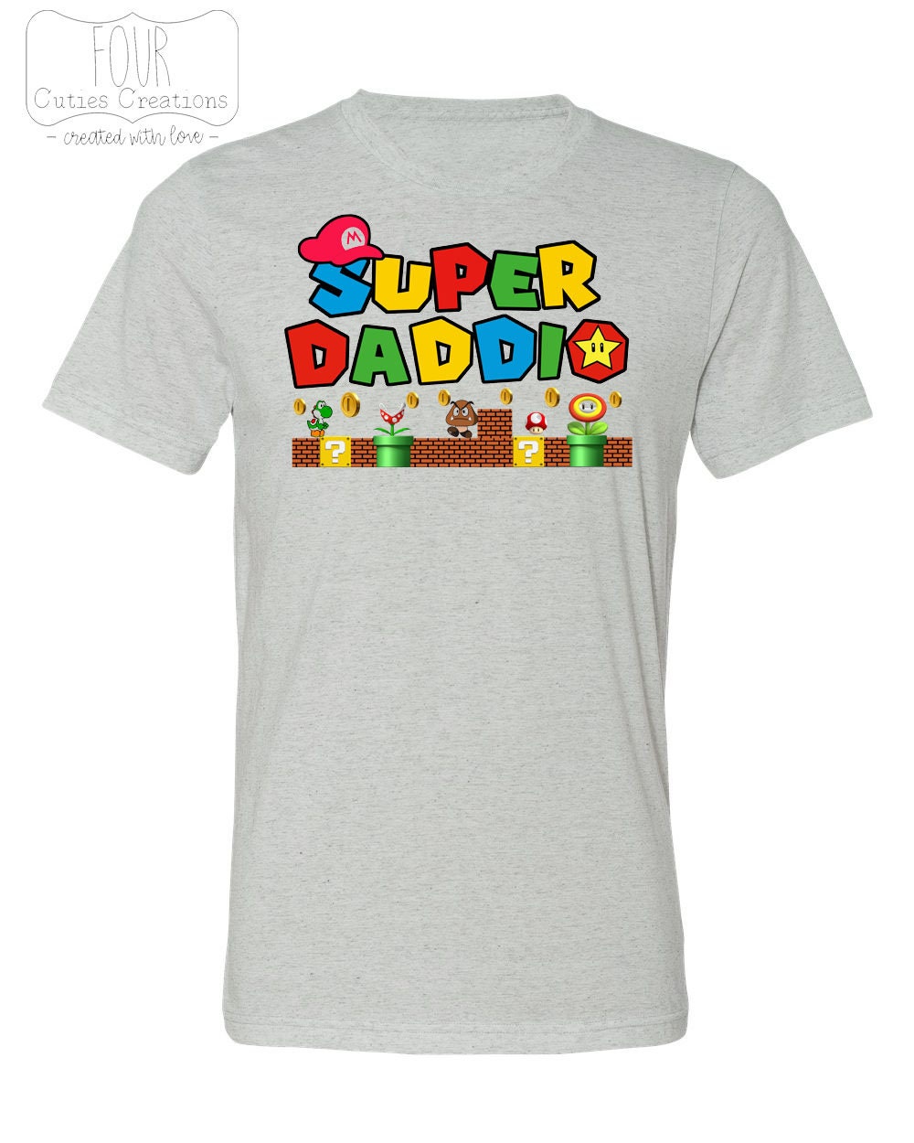 Super Dad Video Game Tee