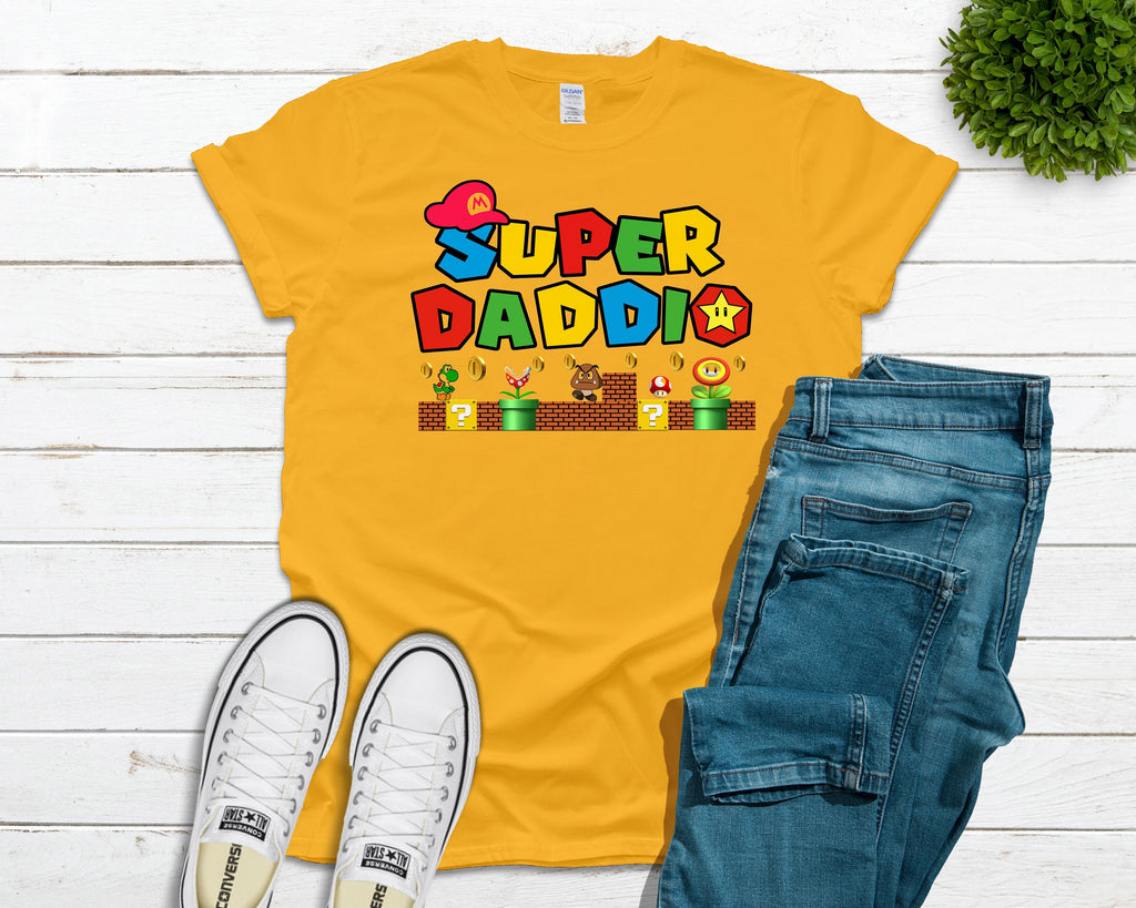 Super Dad Video Game Tee