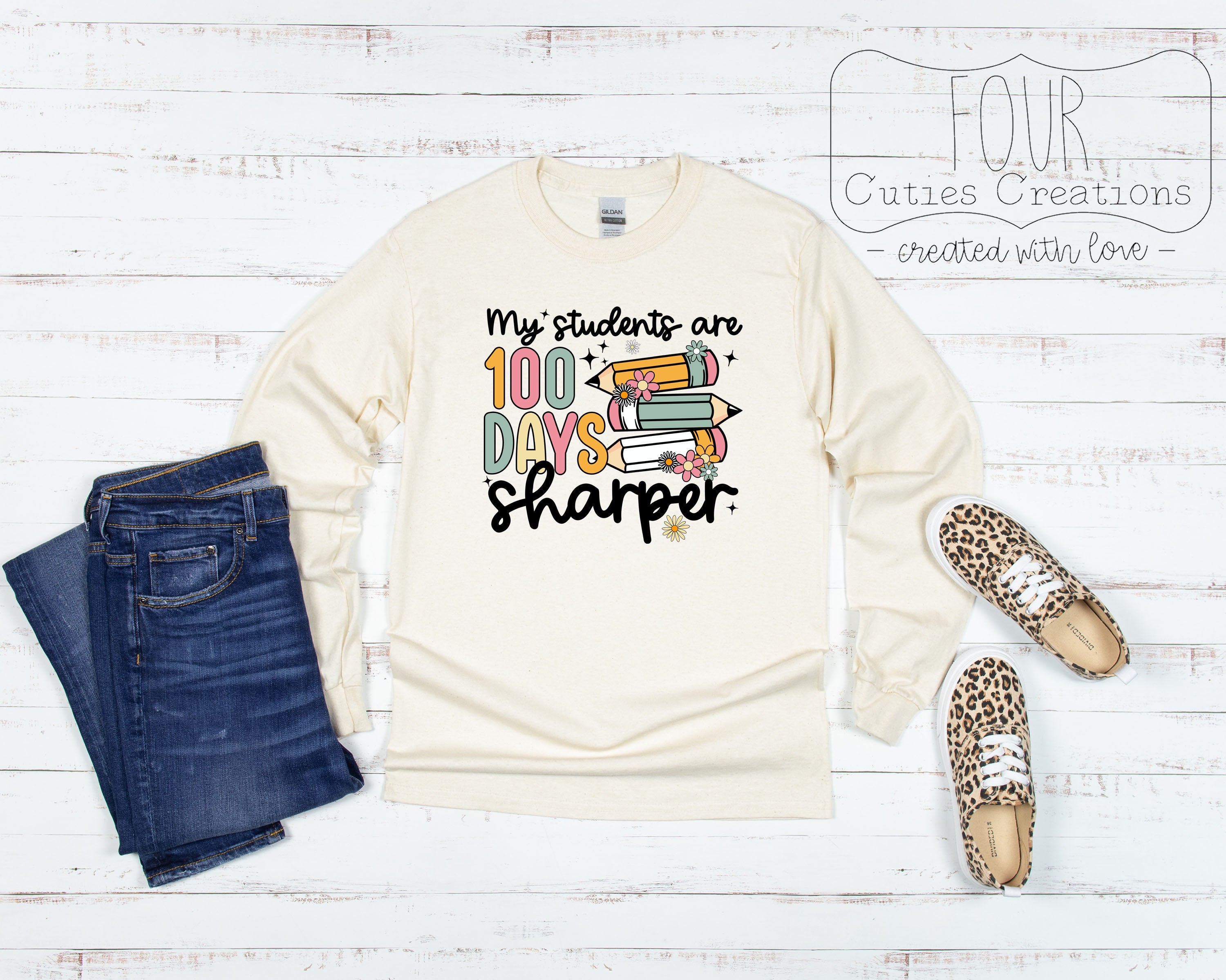 100 Days Sharper Teacher Shirt