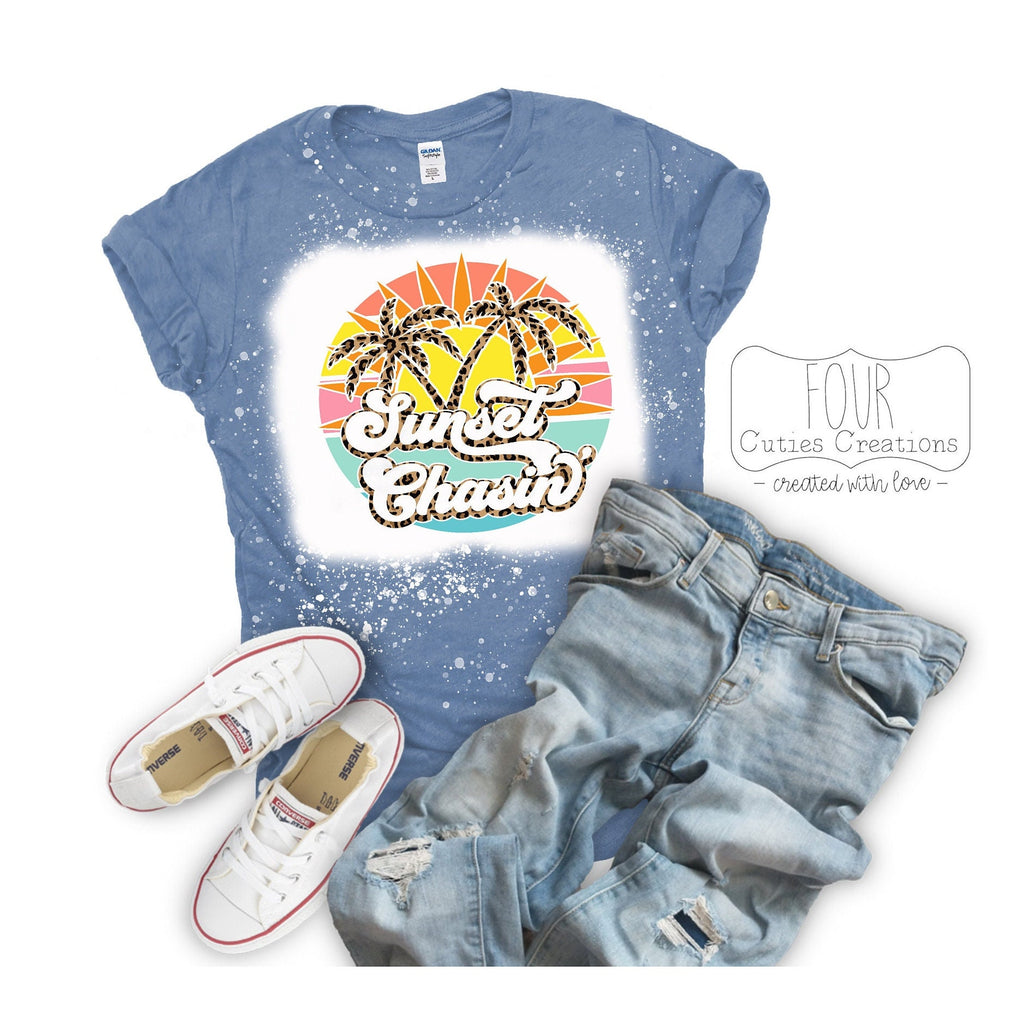 Sunset Chasin' Bleached or Solid Tee