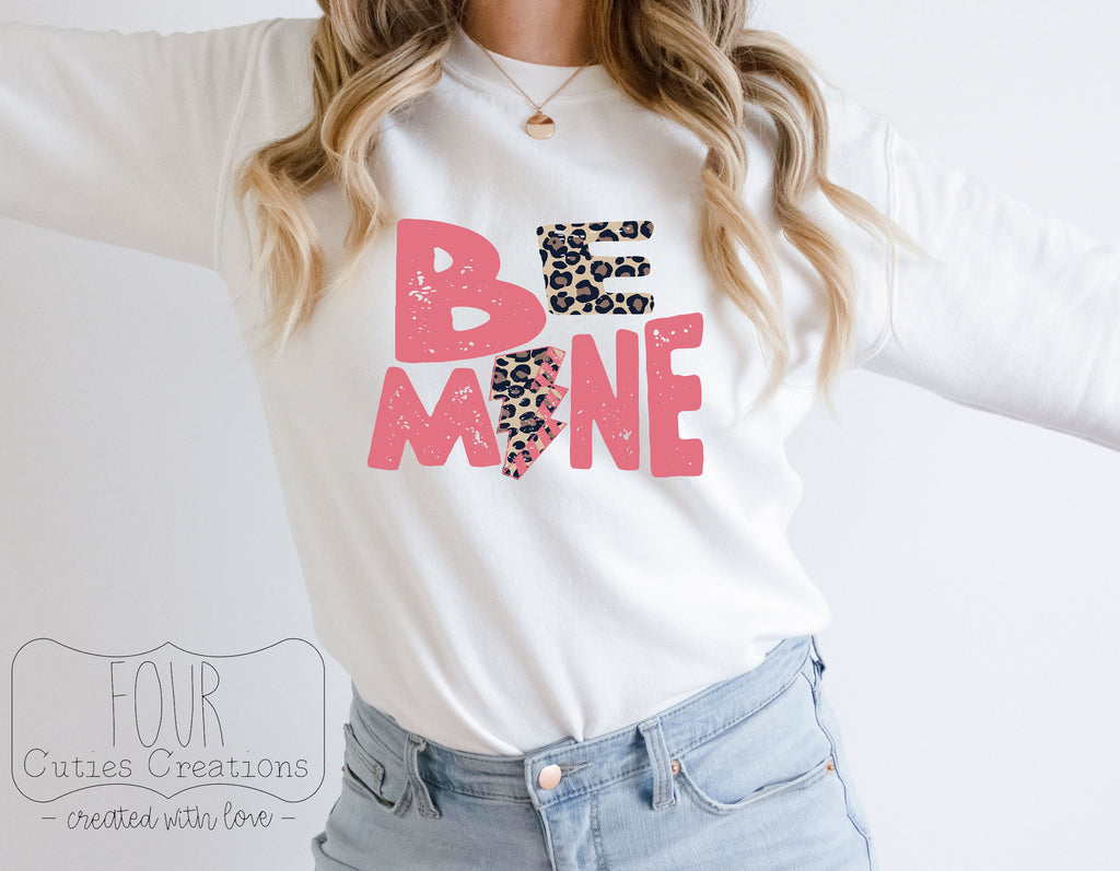Be Mine Leopard Bleached or Solid Shirt
