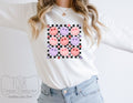 Retro Smile Checkered Shirt