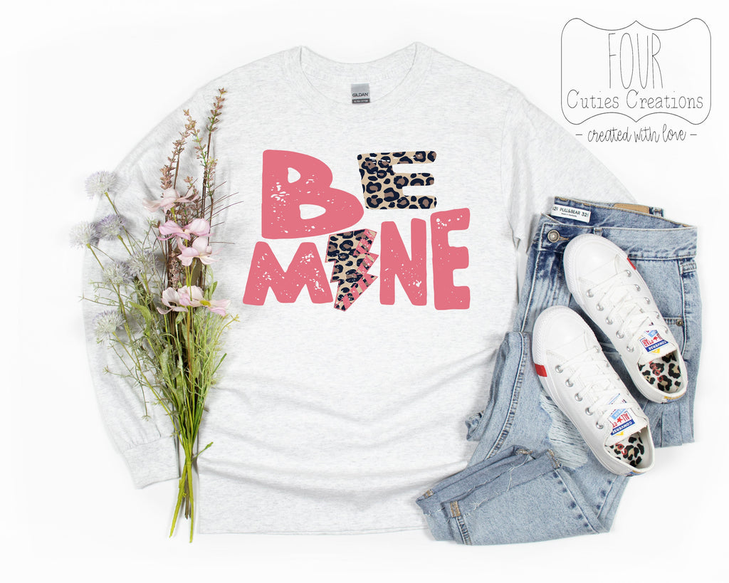 Be Mine Leopard Bleached or Solid Shirt