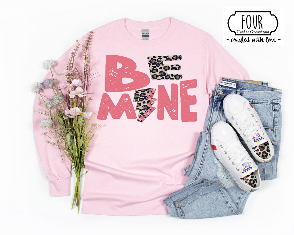 Be Mine Leopard Bleached or Solid Shirt