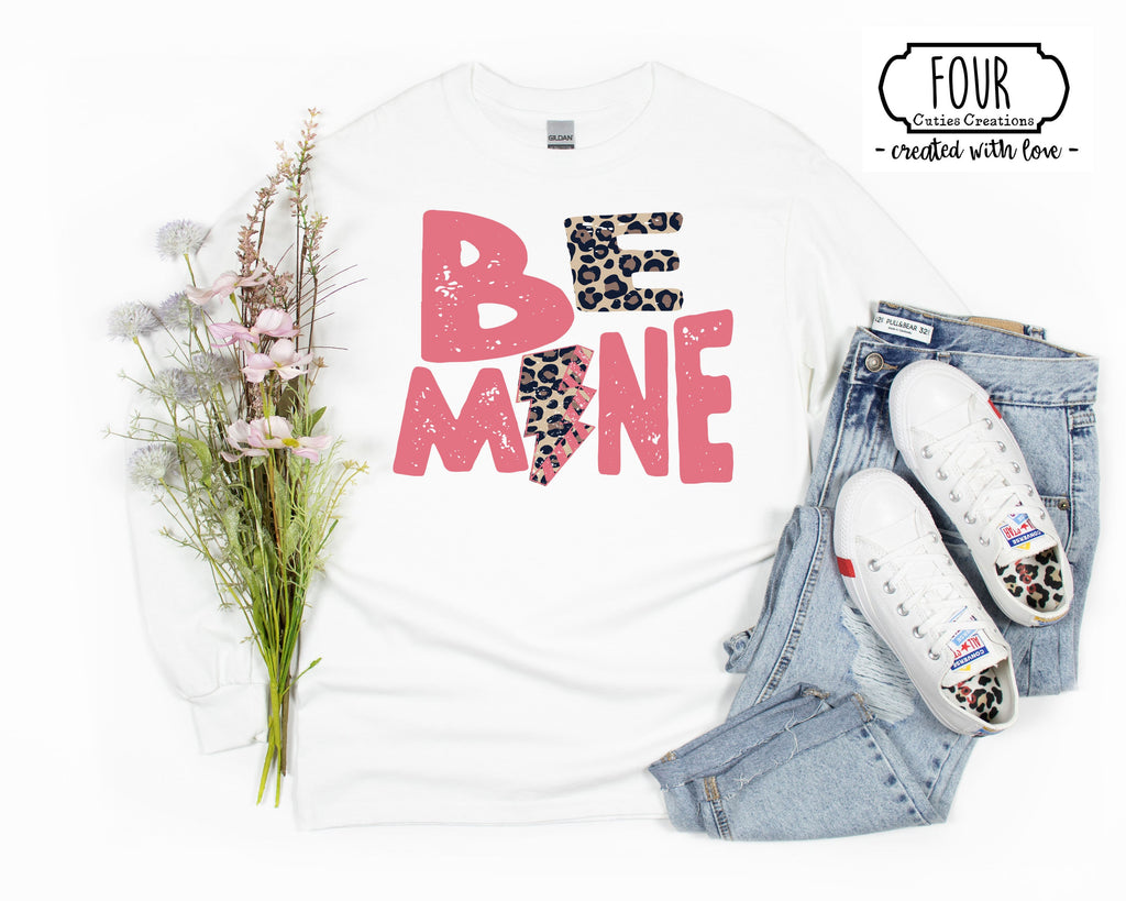 Be Mine Leopard Bleached or Solid Shirt