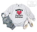 Mama's Valentine Retro Heart Shirt