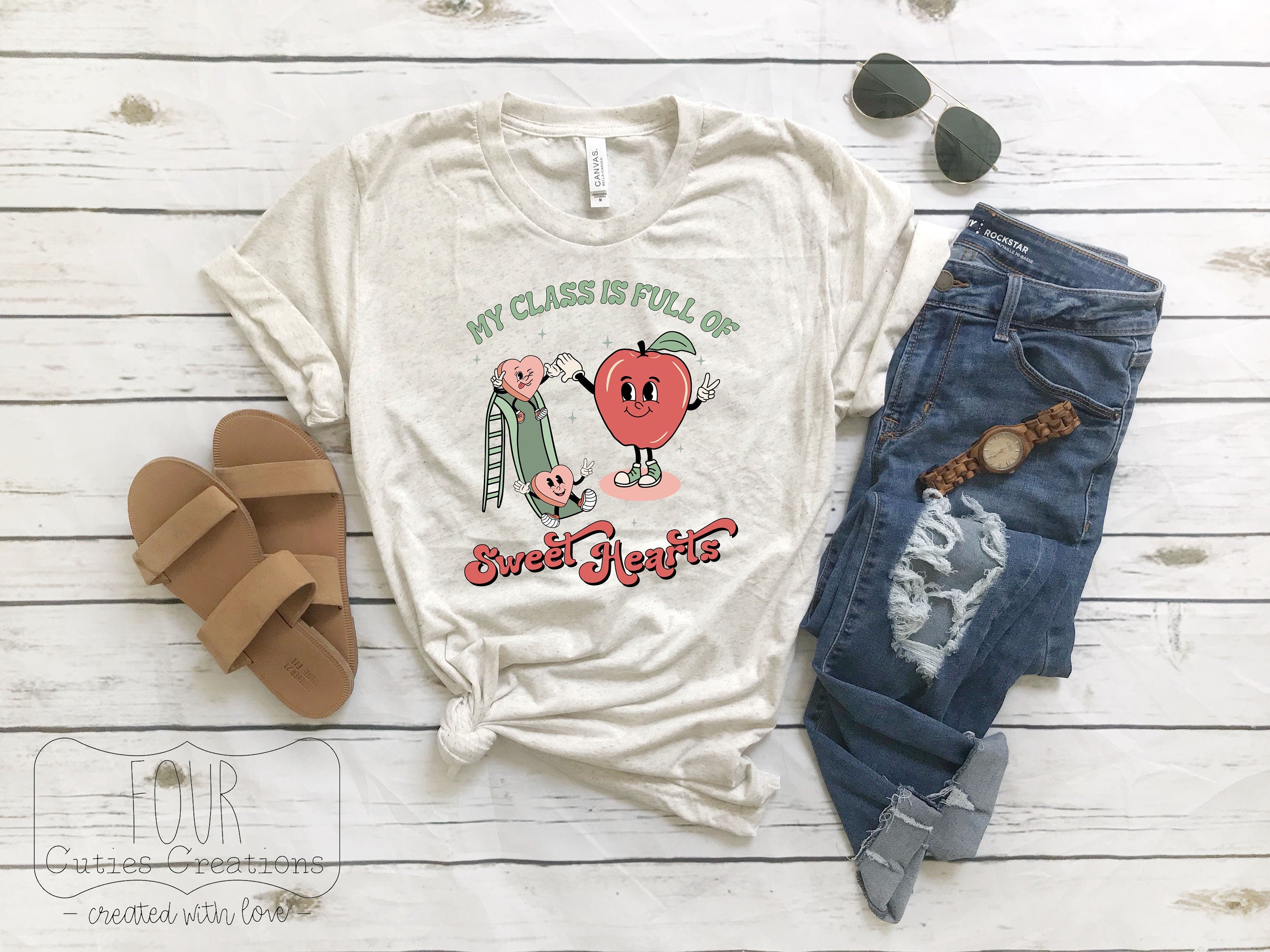 Retro Playground Class Sweethearts Tee