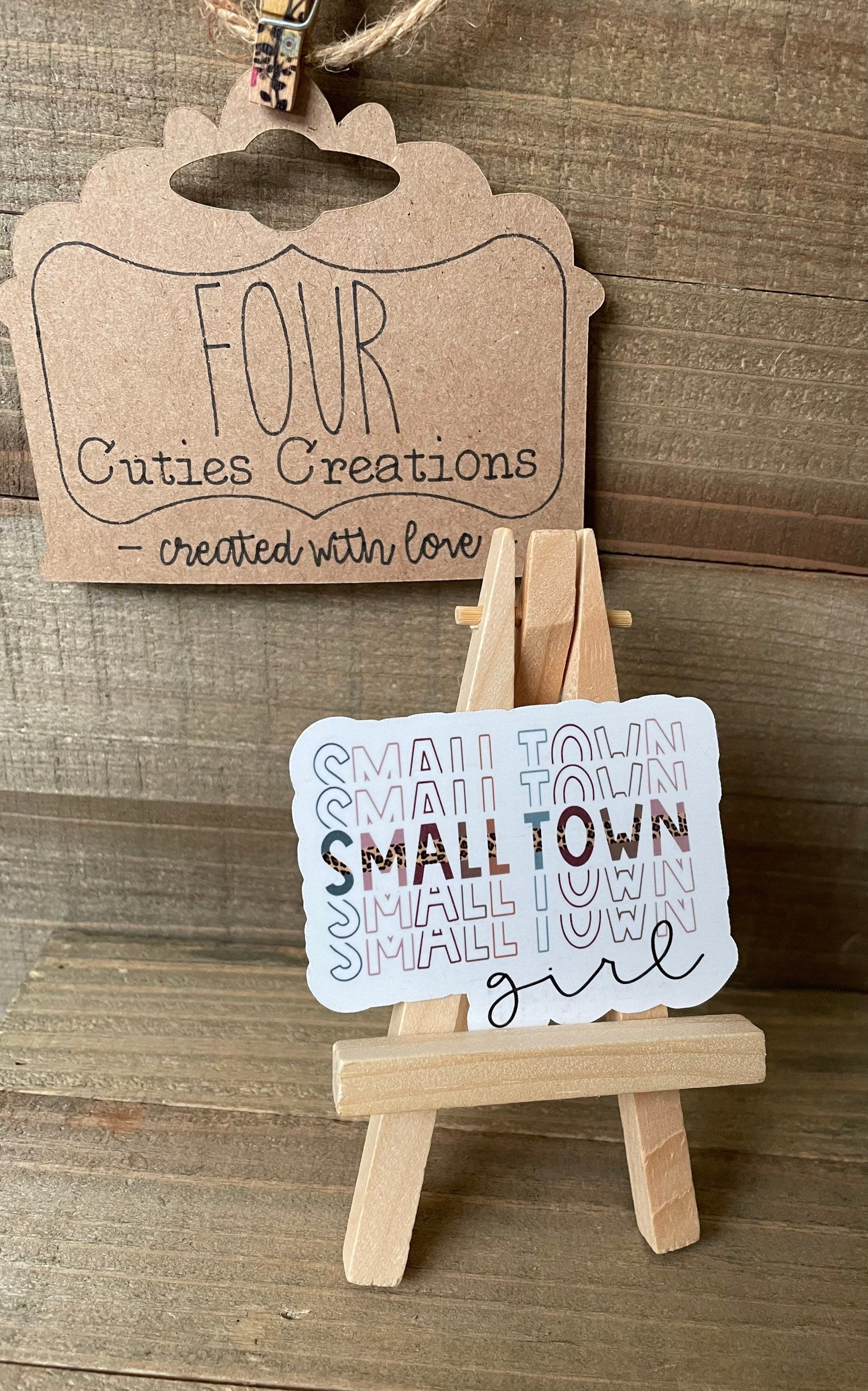 Small Town Girl Sticker