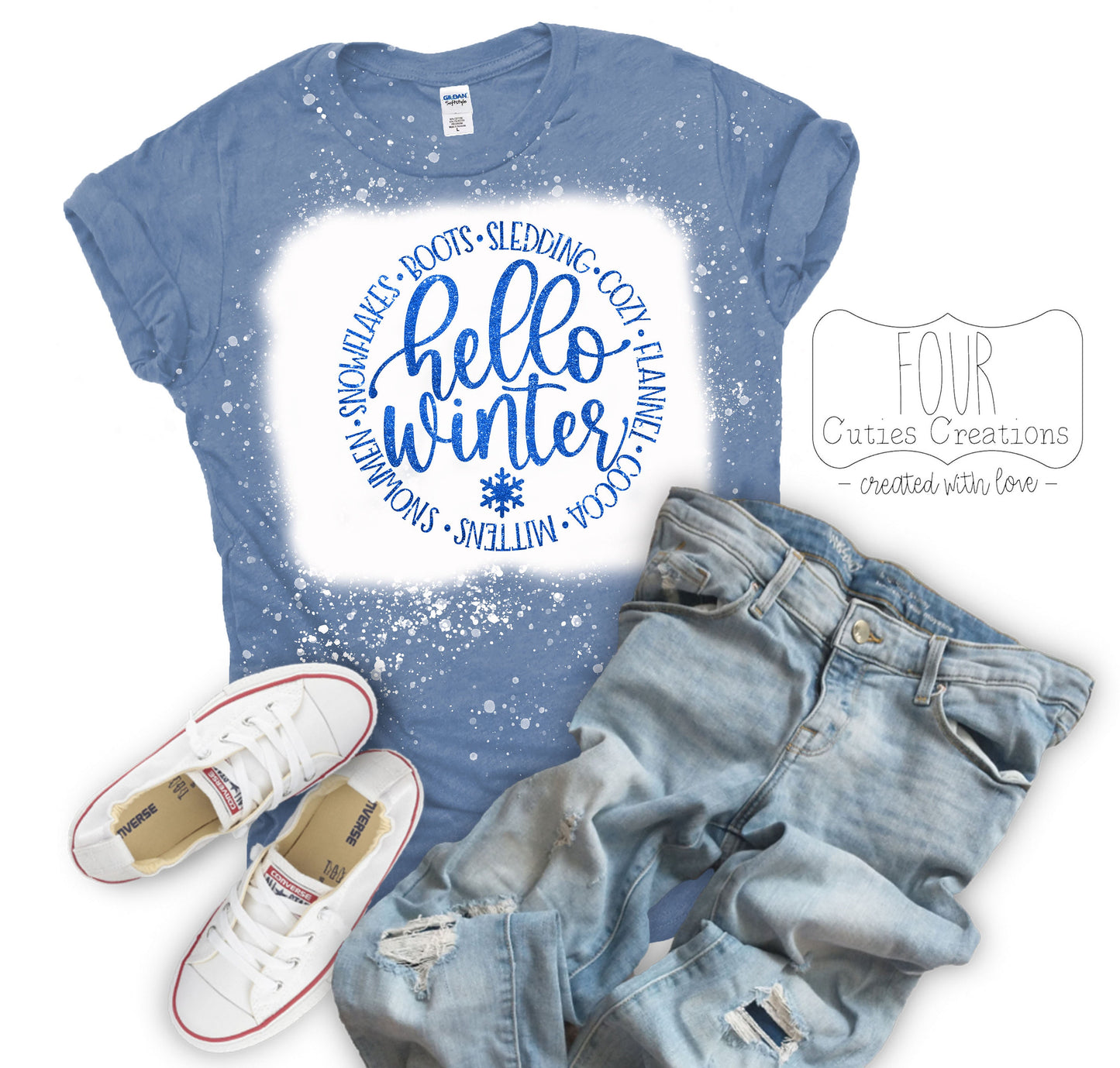 Winter Glitter Tee or Sweatshirt