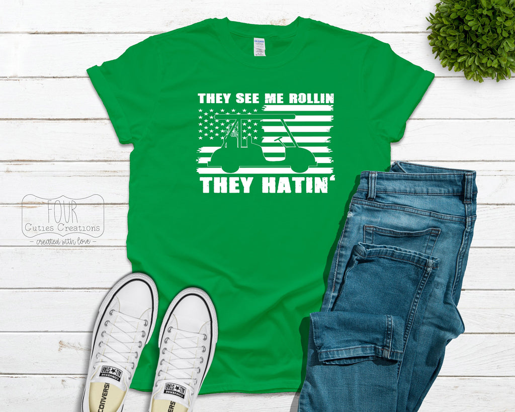 They See Me Rollin' Golf Tee