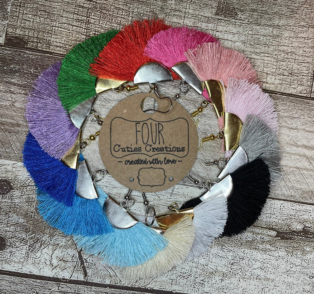 Tassel Fan Earrings