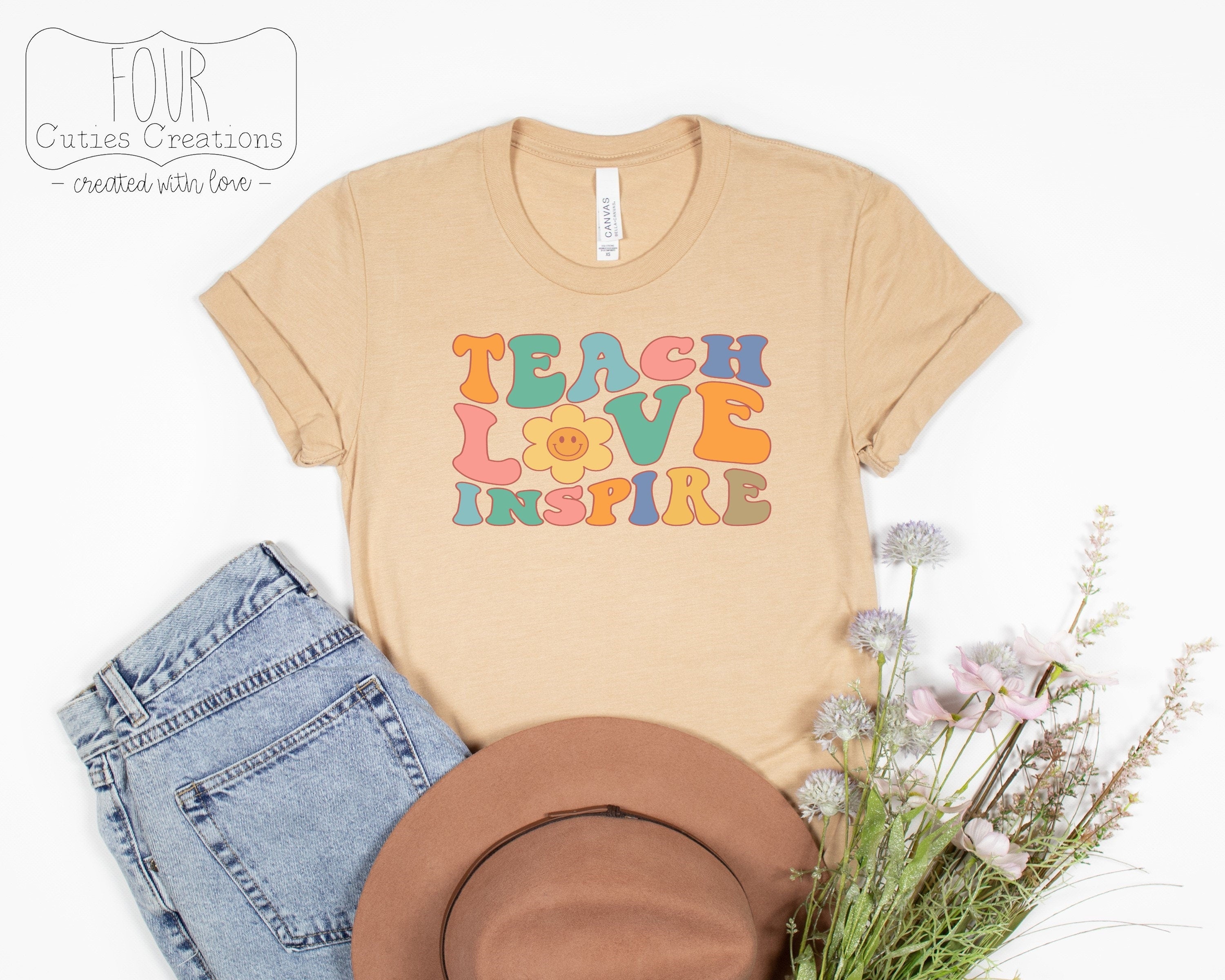 Teach, Love, Inspire Retro Tee