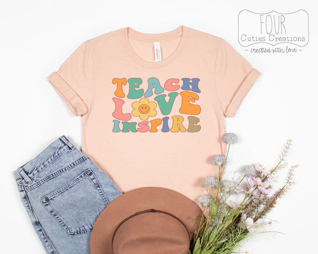 Teach, Love, Inspire Retro Tee