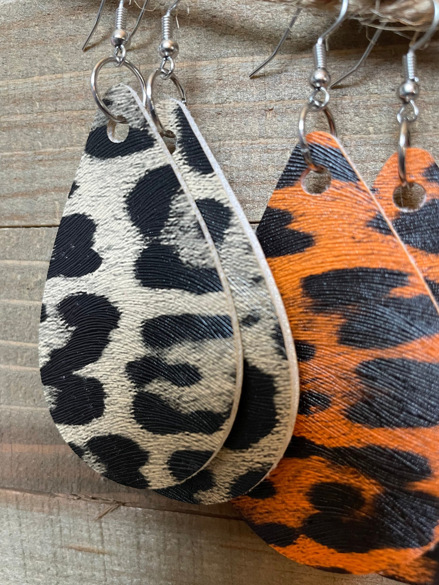 Leopard Print Earrings