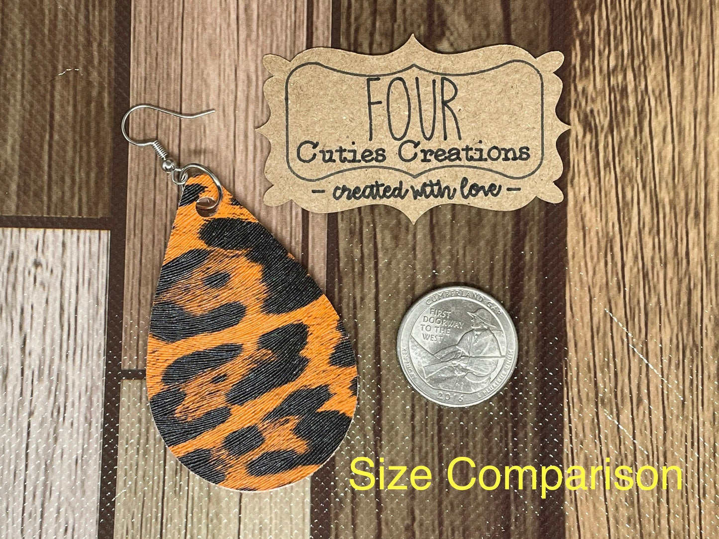 Leopard Print Earrings