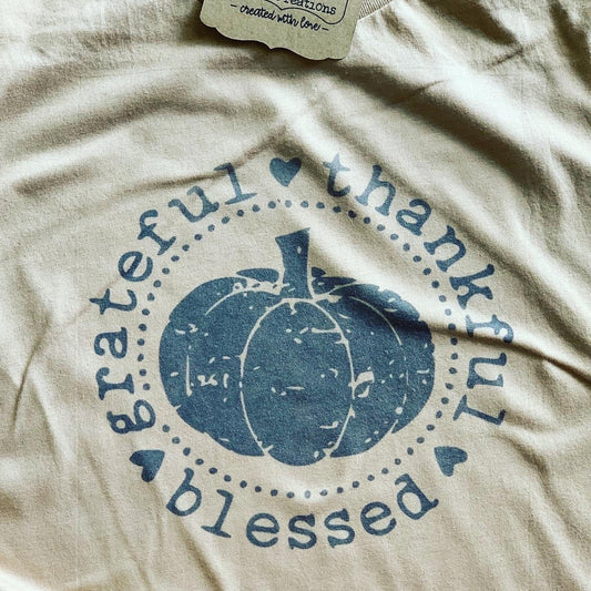 Grateful, Thankful, Blessed Tee
